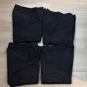 Women’s Black Boot Cut Cargo Pants